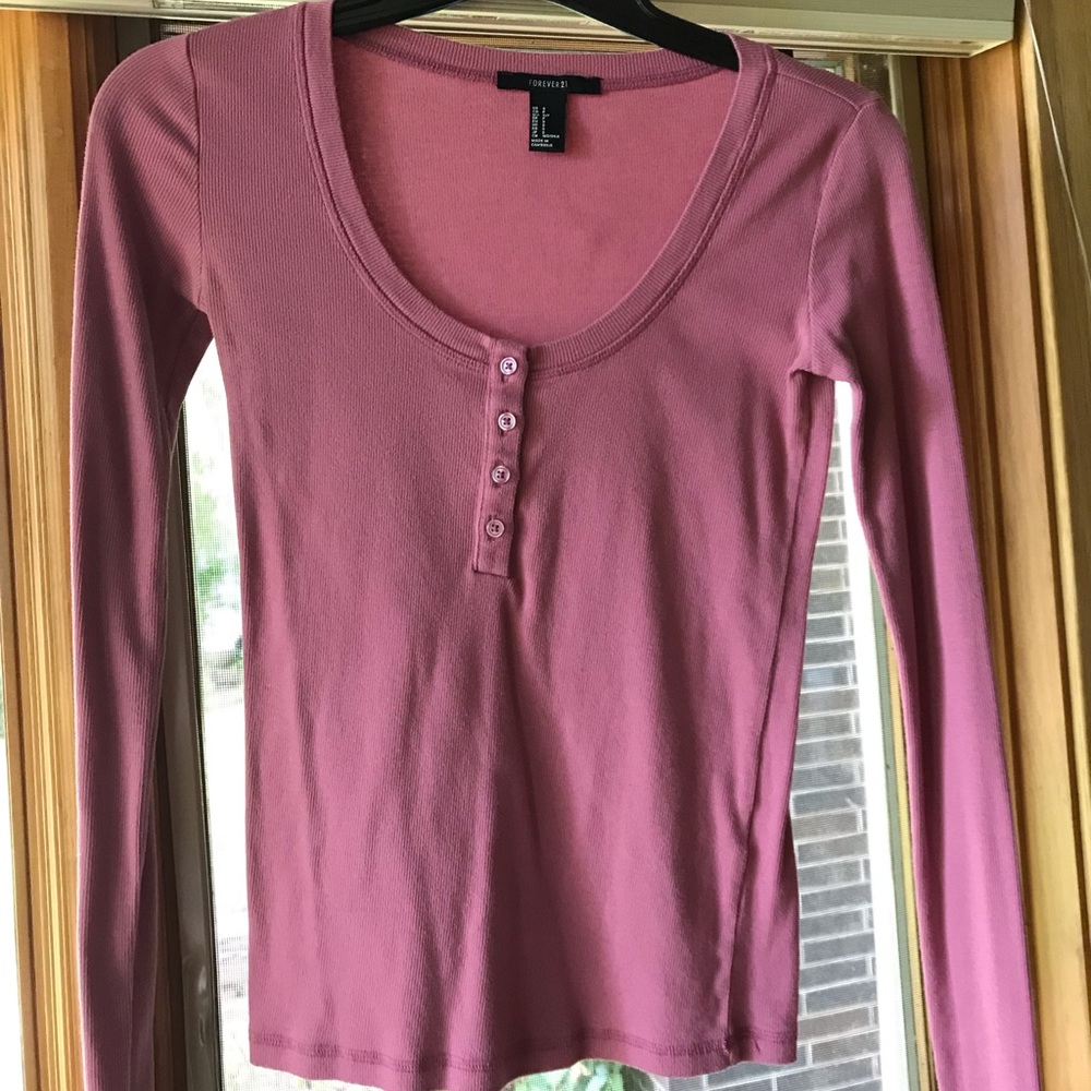 Pink Button Up